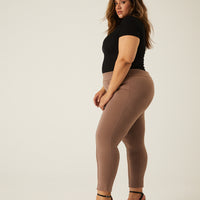 Curve Front Seam Stretch Pants Bottoms -2020AVE