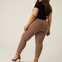 Curve Front Seam Stretch Pants Bottoms -2020AVE