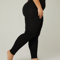 Curve Full-Length Leggings Plus Size Bottoms -2020AVE