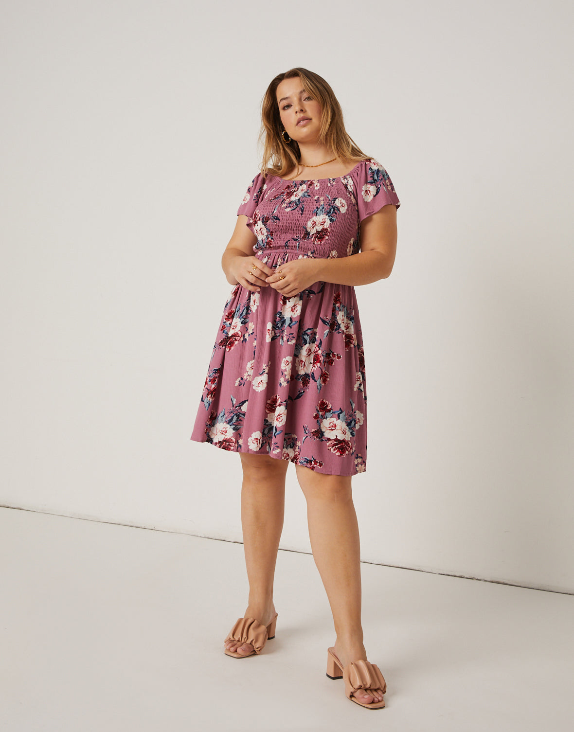 Plus Size Gauzy Floral Sundress Plus Size Gauzy Floral Sundress