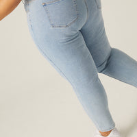Curve High Rise Mom Jeans Plus Size Bottoms -2020AVE