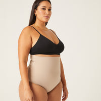 Curve High Waisted Shapewear Briefs Plus Size Intimates -2020AVE