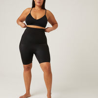 Curve High Waisted Shapewear Shorts Plus Size Intimates -2020AVE
