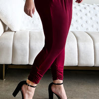 Curve Knit Sleeveless Jumpsuit Plus Size Rompers + Jumpsuits -2020AVE