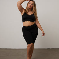 Curve Lace Trim Smooth Bralette Plus Size Intimates -2020AVE