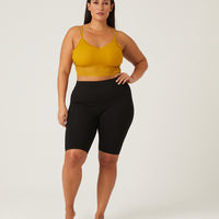 Curve Lacy Padded Bralette Plus Size Intimates -2020AVE