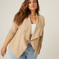 Curve Lauren Flowy Cardigan Plus Size Outerwear -2020AVE