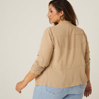 Curve Lauren Flowy Cardigan Plus Size Outerwear -2020AVE