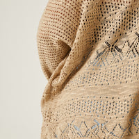 Curve Lightweight Knit Open Cardigan Plus Size Outerwear -2020AVE