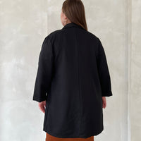 Curve Lightweight Open Blazer Plus Size Outerwear -2020AVE