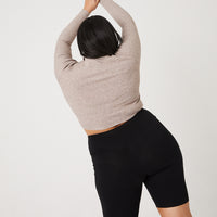 Curve Zip Up Crop Top Plus Size Tops -2020AVE