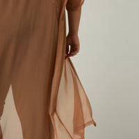 Curve Mesh Overlay Cardigan Plus Size Outerwear -2020AVE