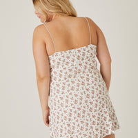 Curve Mini Floral Summer Dress Plus Size Dresses -2020AVE