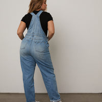 Curve Mom Jean Overalls Plus Size Rompers + Jumpsuits -2020AVE