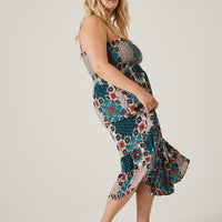 Curve Multi Pattern Sundress Dresses -2020AVE