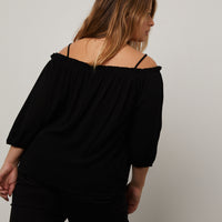 Curve Off the Shoulder Top Plus Size Tops -2020AVE