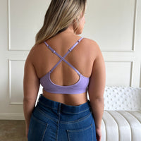 Curve Padded V-Neck Bra Plus Size Intimates -2020AVE