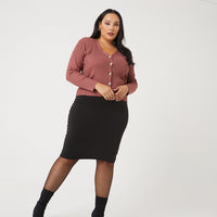 Curve Cardigan Top Plus Size Tops -2020AVE
