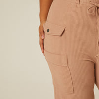 Curve Ribbed Knit Matching Set Plus Size Matching Sets -2020AVE