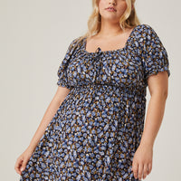 Curve Rosey Floral Sundress Plus Size Dresses -2020AVE