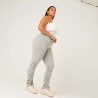 Curve Ruched Joggers Plus Size Bottoms -2020AVE
