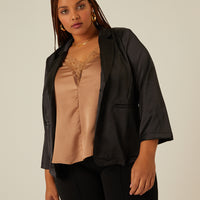 Curve Satin Blazer -2020AVE