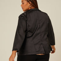 Curve Satin Blazer -2020AVE
