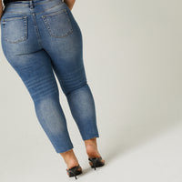 Curve Slim Straight Jeans Plus Size Bottoms -2020AVE