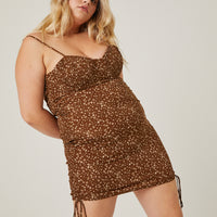 Curve Smocked Back Summer Dress Plus Size Dresses -2020AVE