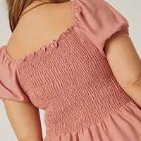 Curve Smocked Flowy Top Plus Size Tops -2020AVE