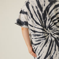Curve Tie Dye Loose Fit Tee Plus Size Tops -2020AVE