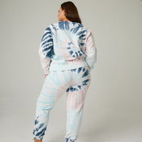 Curve Tie Dye Loungewear Set Plus Size Matching Sets -2020AVE