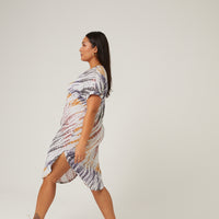 Curve Tie Dye T-Shirt Dress Dresses -2020AVE