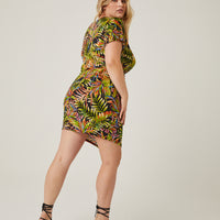 Curve Tropical Twist Dress Plus Size Dresses -2020AVE