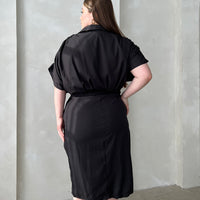Curve Woven Ruched Dress Plus Size Dresses -2020AVE