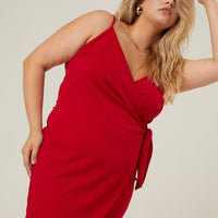 Curve Wrap Around Dress Plus Size Dresses -2020AVE