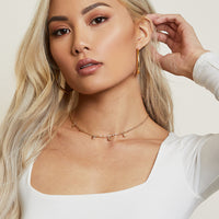 Dainty Moons Choker Necklace-Jewelry-Gold-One Size-2020AVE