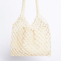 Dream Catcher Woven Tote Bag Accessories Beige One Size -2020AVE