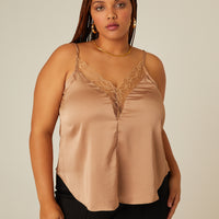 Curve Sleepless Nights Cami Plus Size Tops -2020AVE