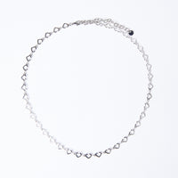 Falling In Love Dainty Heart Necklace Jewelry Silver One Size -2020AVE