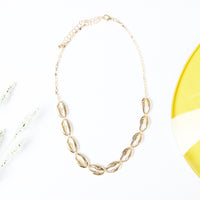 Golden Hour Shell Necklace Jewelry Gold One Size -2020AVE