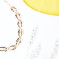 Golden Hour Shell Necklace Jewelry Gold One Size -2020AVE