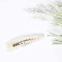 Golden Pearls Barrette Accessories Pearl One Size -2020AVE