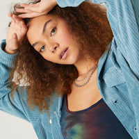 Halle Chunky Necklace Set Jewelry Silver One Size -2020AVE