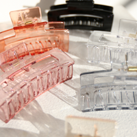 Rectangular Clear Hair Clip Accessories -2020AVE