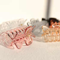 Clear Curvy Hair Clip Accessories -2020AVE