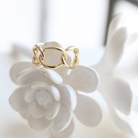 Jax Linked Ring Jewelry Gold One Size -2020AVE