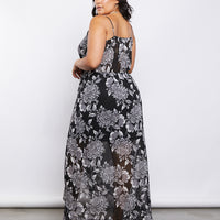 Curve Fleur Maxi Dress Plus Size Dresses -2020AVE