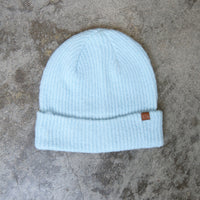 Laid-Back Ribbed Beanie Accessories Baby Blue One Size -2020AVE