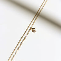 Lock And Key Layered Anklet Jewelry Gold One Size -2020AVE